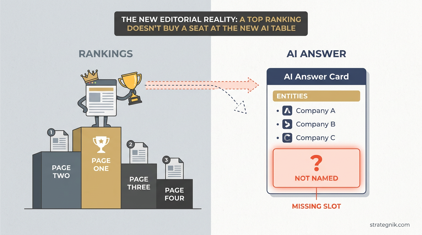 You Rank on Google but Don't Exist in ChatGPT. Here's Why.